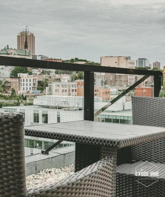 Quebec, Rustique Chic En Ville, Piscine Sur Le Toit Pour 2 A 6 Invites Екстериор снимка