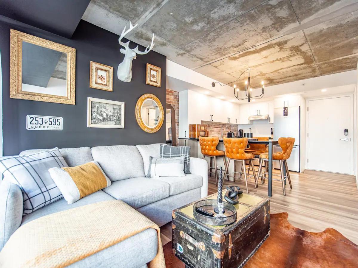Quebec, Rustique Chic En Ville, Piscine Sur Le Toit Pour 2 A 6 Invites Екстериор снимка